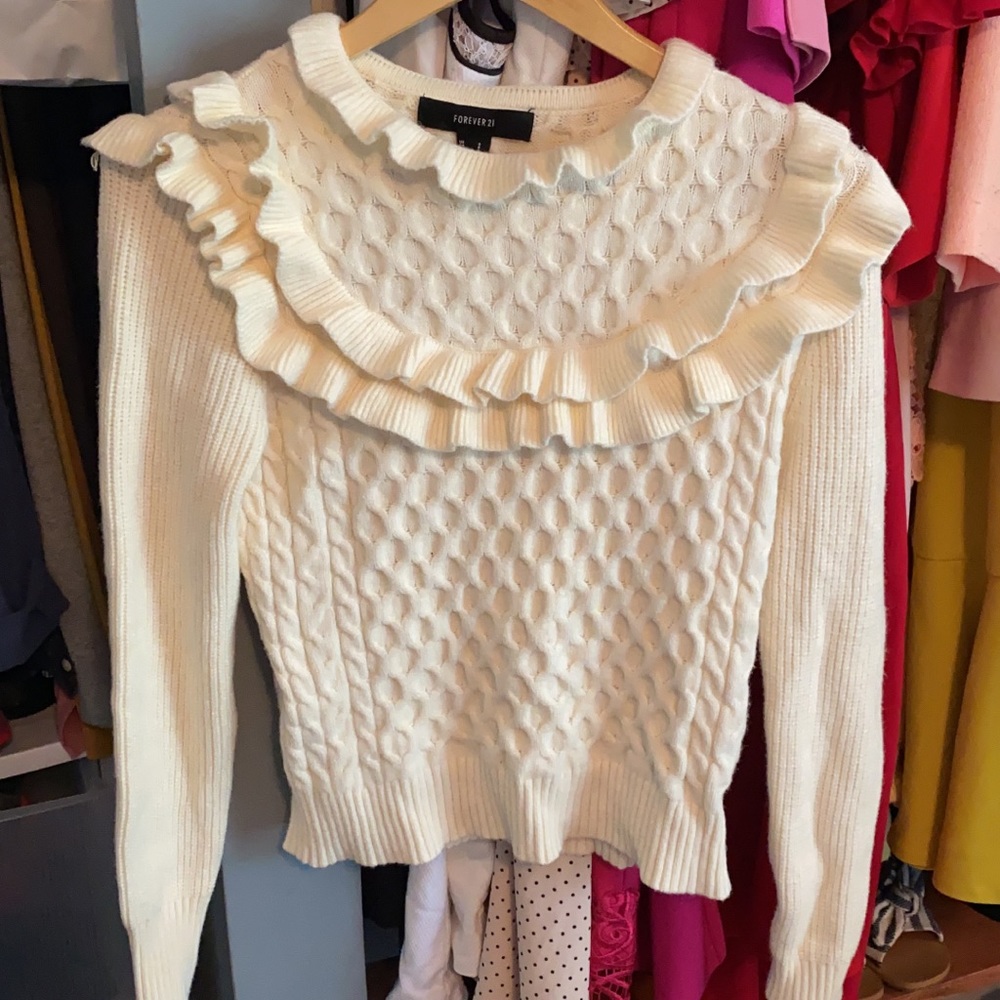 Cream sweater